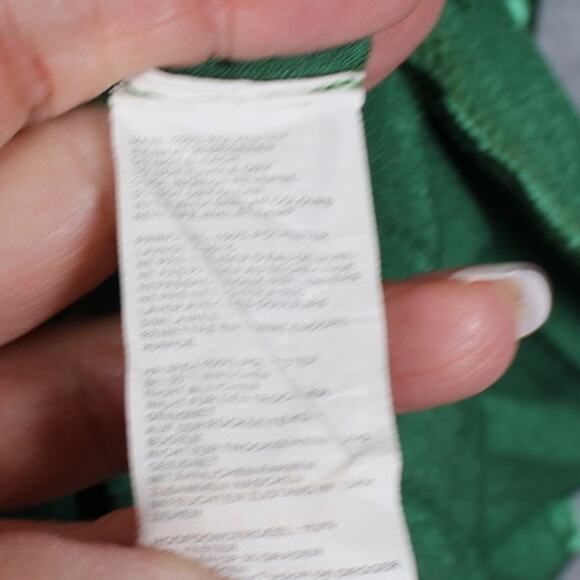 Nasty Gal Womens Emerald Green Satin Pleat Skirt Size‎ 2 - Picture 4 of 5